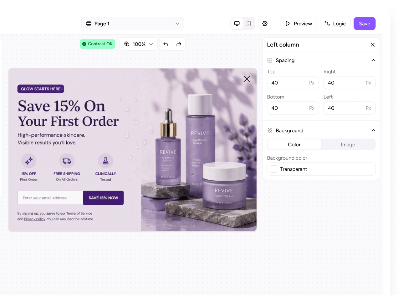 Jule app — Powerful Visual Editor
